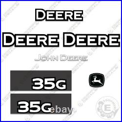 Fits John Deere 35G Decal Kit Excavator 7 YEAR 3M VINYL