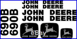 Fits John Deere 690B Excavator Decal Set JD Decals