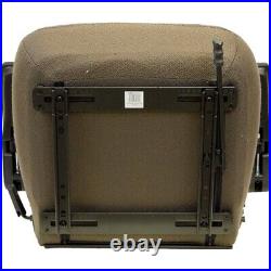 Fits John Deere Excavator Seat Assembly Fits Various Models Brown Cloth