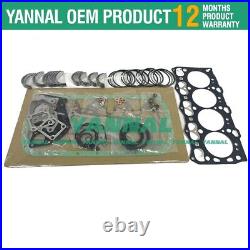 For ISUZU 4LE2-CR Engine Overhaul Re-ring Kit For John deere Excavator Engine