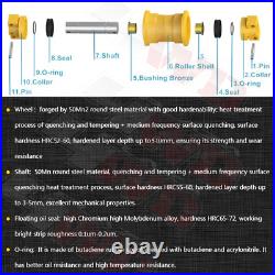 For John Deere 50G Model Heavy Duty Excavator Undercarriage Bottom Roller x2