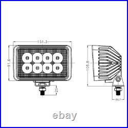 For John Deere Excavator Wheel Loader 444H 544H 624H LED Upper Cab/Fender Light