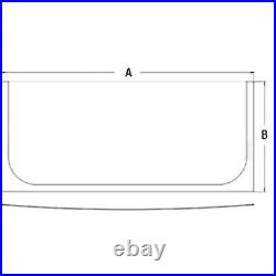 Front Lower Excavator Glass Fits John Deere- P/N 4651654