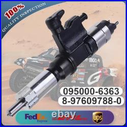 Fuel Injector 095000-6363 8-97609788-0 for Isuzu 4HK1 6HK1 John Deere Excavator
