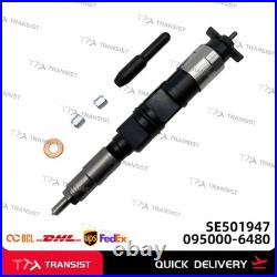 Fuel Injector RE528407 SE501947 095000-6480For John Deere Excavator Tractor 9.0L