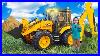 Funny-Stories-About-Bruder-Trucks-Excavator-Jcb-Tractor-John-Deere-Dump-Truck-And-Other-Cars-01-rb