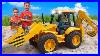 Funny-Stories-About-New-Tractor-John-Deere-Excavator-Jcb-And-Other-Bruder-Toys-01-ne