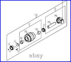 Genuine OEM John Deere DH900853 Upper Track Roller Idler fits 350G Excavator