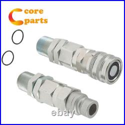 Hydraulic Quick-Connect Coupler Fit for John Deere Excavator 50G 60D 60G
