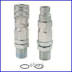 Hydraulic Quick-Connect Coupler Fit for John Deere Excavator 50G 60D 60G