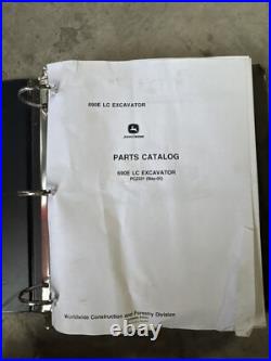 JOHN DEERE 690ELC Excavator PARTS MANUAL BOOK CATALOG Shop Guide List Service