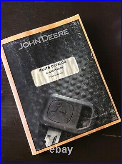 JOHN DEERE 80 EXCAVATOR PARTS CATALOG MANUAL PC2710 Book Guide Shop Service