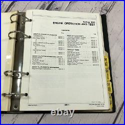 JOHN DEERE Shop Technical Manual 15 & 25 Excavators TM-1385 3 Hard Binder