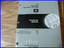 John Deere 110 Excavator OP & Tests Technical Manual
