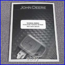 John Deere 110 Excavator Operation & Test Service Manual TM1657