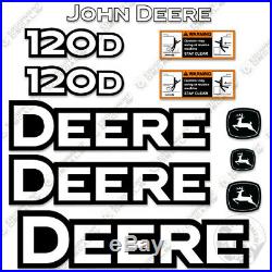 John Deere 120D Decal Kit Mini Excavator Decals Equipment Decals 120-D