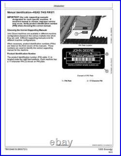 John Deere 130g Excavator Operation Test Service Manual #2