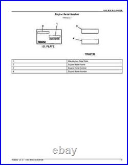 John Deere 135c Rts Excavator Parts Catalog Manual