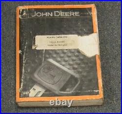 John Deere 160C LC Excavator Parts Catalog Manual PC9085