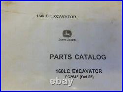 John Deere 160LC Excavator Parts Catalog Manual PC2643