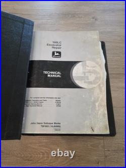 John Deere 160LC Excavator Technical Repair & Operation & Test Manuals Complete