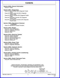 John Deere 160glc Excavator Operation Test Service Manual