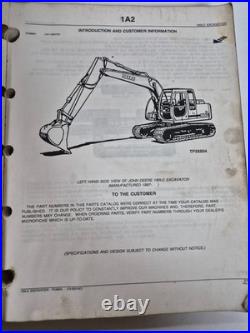 John Deere 160lc Excavator Parts Manual Book Catalog Pc2643