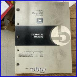John Deere 160lc Excavator Technical Service Shop Repair Manual Book Tm1662
