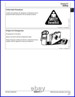 John Deere 190e Excavator Operation Test Service Technical Manual Tm1539 John Deere 190e Excavator Operation Test Service Technical Manual Tm1539