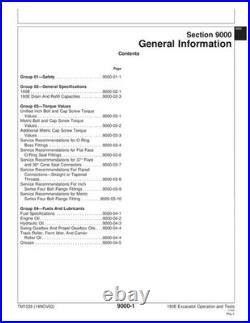 John Deere 190e Excavator Operation Test Service Technical Manual Tm1539 John Deere 190e Excavator Operation Test Service Technical Manual Tm1539