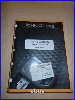 John Deere 200C LC Excavator Parts Catalog PC2897