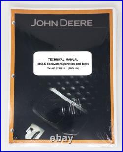 John Deere 200LC Excavator Operation & Test Service Repair Tech Manual TM1663 John Deere 200LC Excavator Operation & Test Service Repair Tech Manual TM1663