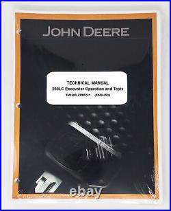 John Deere 200LC Excavator Operation & Test Service Repair Tech Manual TM1663