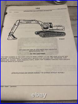 John Deere 200LC Excavator Parts Catalog Book Manual PC2561 Shop Guide Hitachi
