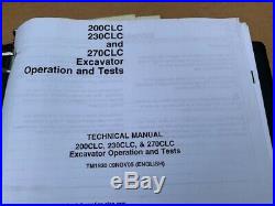 John Deere 200clc 230clc 270clc Excavator Test Manual Tm1930 Xk