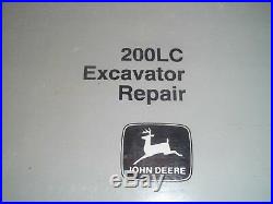 John Deere 200lc Excavator Technical Service Shop Repair Manual Book Tm1664