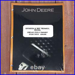 John Deere 210G 210GLC Excavator Operation & Test Service Manual TM12330