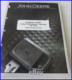 John Deere 225CLC RTS 225 CLC Excavator Technical Service Tests Manual TM2095