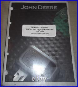 John Deere 225clc Rts Excavator Technical Service Shop Op Test Manual Tm2095