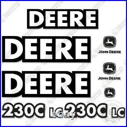 John Deere 230C LC Hydraulic Excavator Equipment Decals 230 C LC