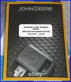 John Deere 230LC Excavator Operation & Test Service Manual TM1665