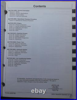 John Deere 230lc Excavator Technical Service Shop Operations & Tests Manual Book