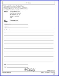 John Deere 240dlc 270dlc Excavator Operation Test Service Manual Tm2320 John Deere 240dlc 270dlc Excavator Operation Test Service Manual Tm2320