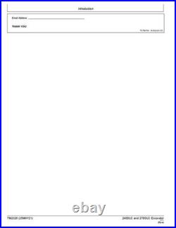John Deere 240dlc 270dlc Excavator Operation Test Service Manual Tm2320 John Deere 240dlc 270dlc Excavator Operation Test Service Manual Tm2320