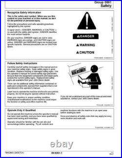 John Deere 245glc Excavator Repair Service Manual #1