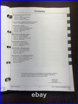 John Deere 270LC Excavator Operation & Test Manual TM1667