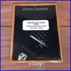 John Deere 27D Excavator Operation & Tests Service Repair Manual TM2355