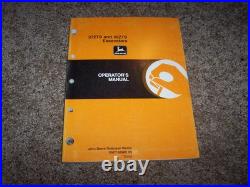 John Deere 27ZTS 35ZTS Excavator Owner Operator Maintenance Manual OMT183909