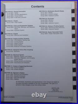 John Deere 27zts Excavator Technical Service Repair Service Shop Manual