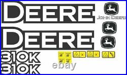 John Deere 310K Loader Backhoe Decals / Stickers Compatible Complete Set / Kit